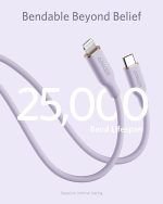 Anker Bangladesh PowerLine III Flow USB-C to Lightning - Purple MFI Certified Cable