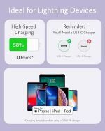 Anker Bangladesh PowerLine III Flow USB-C to Lightning - Purple MFI Certified Cable