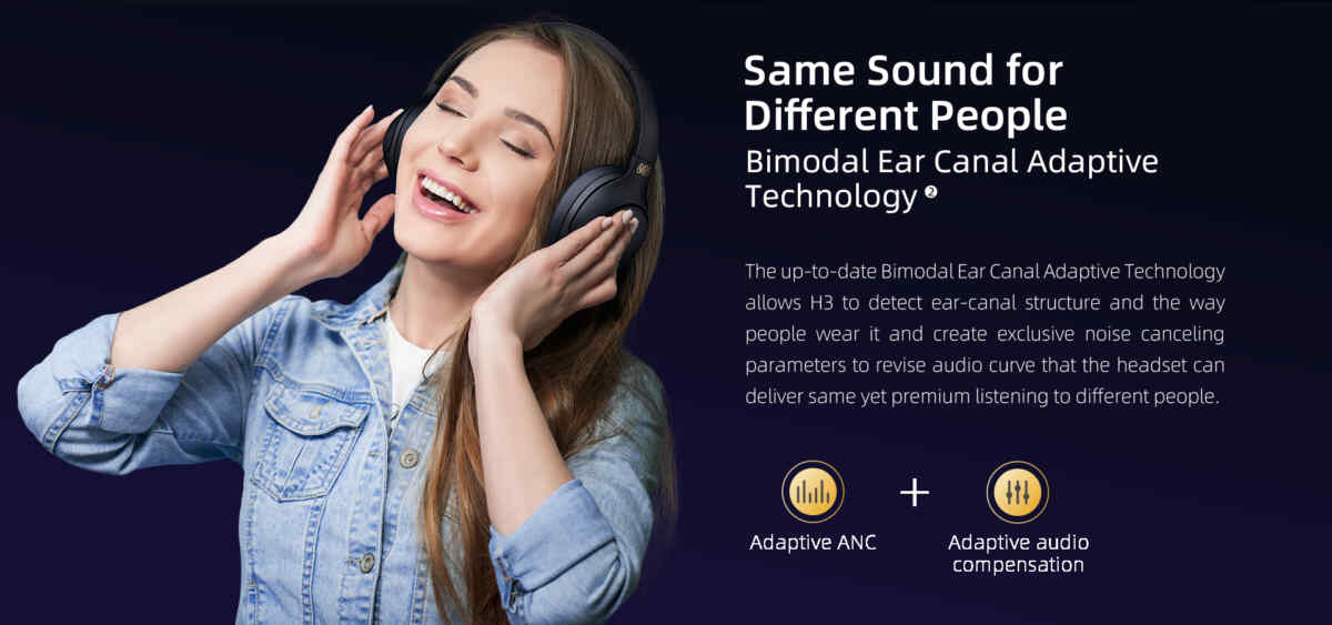 QCY H3 - 43dB Hybrid ANC With Hi Res Audio - Deximpo Shop