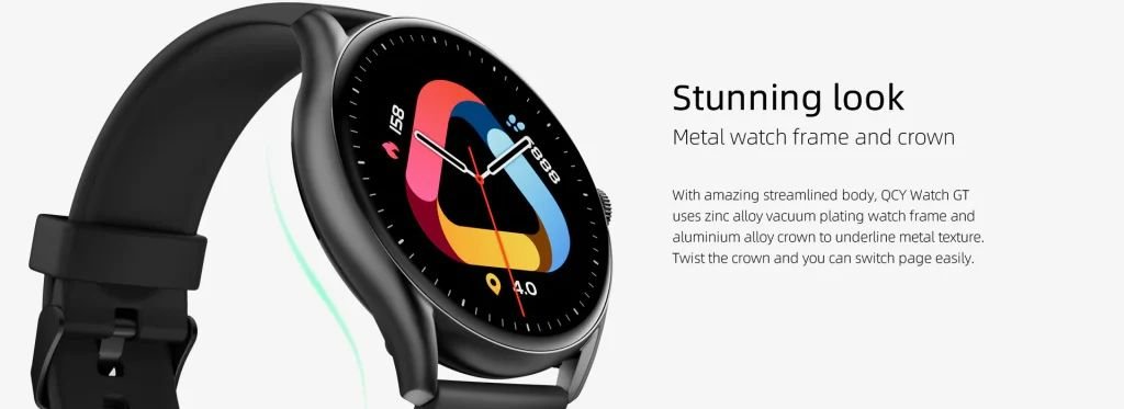 QCY Watch GT Smart Watch With Retina AMOLED Display