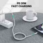 Acefast iPhone PD Combo 20watt (A3)+ MFI Certified Lightning Cable (C3-01) - Image 6