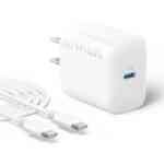 Anker 20W USB C Fast Wall Charger with Type C to C Cable