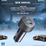 Anker 30W 2-Port Type C Fast Car Charger