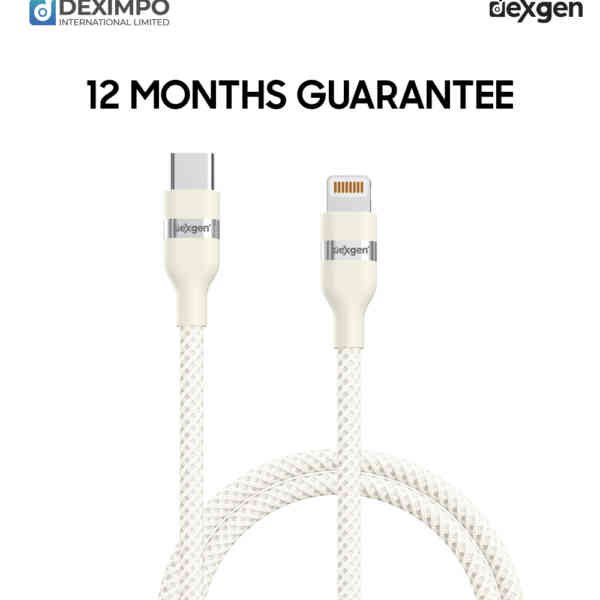 Dexgen USB C To Lightning Cable Braided