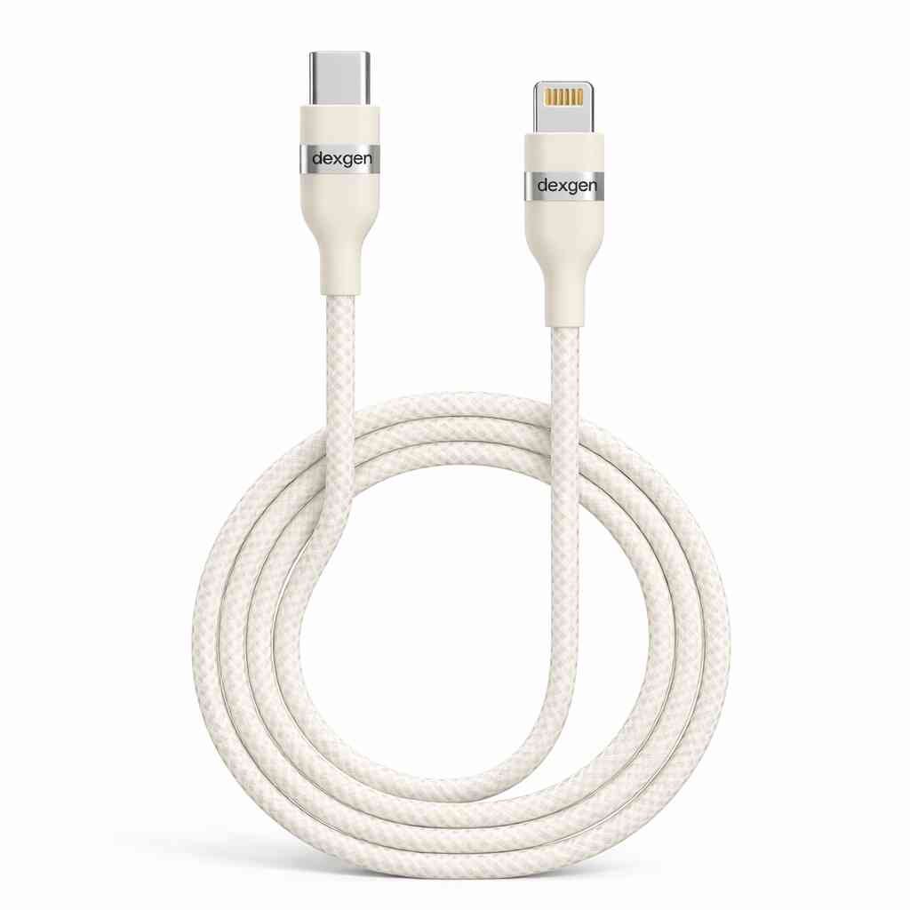 Dexgen USB C to Lightning cable White 1 _ Deximpo International Limited