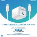 Combo Anker Zolo Charger 20W IQ & PD iPhone/Samsung/Pixel