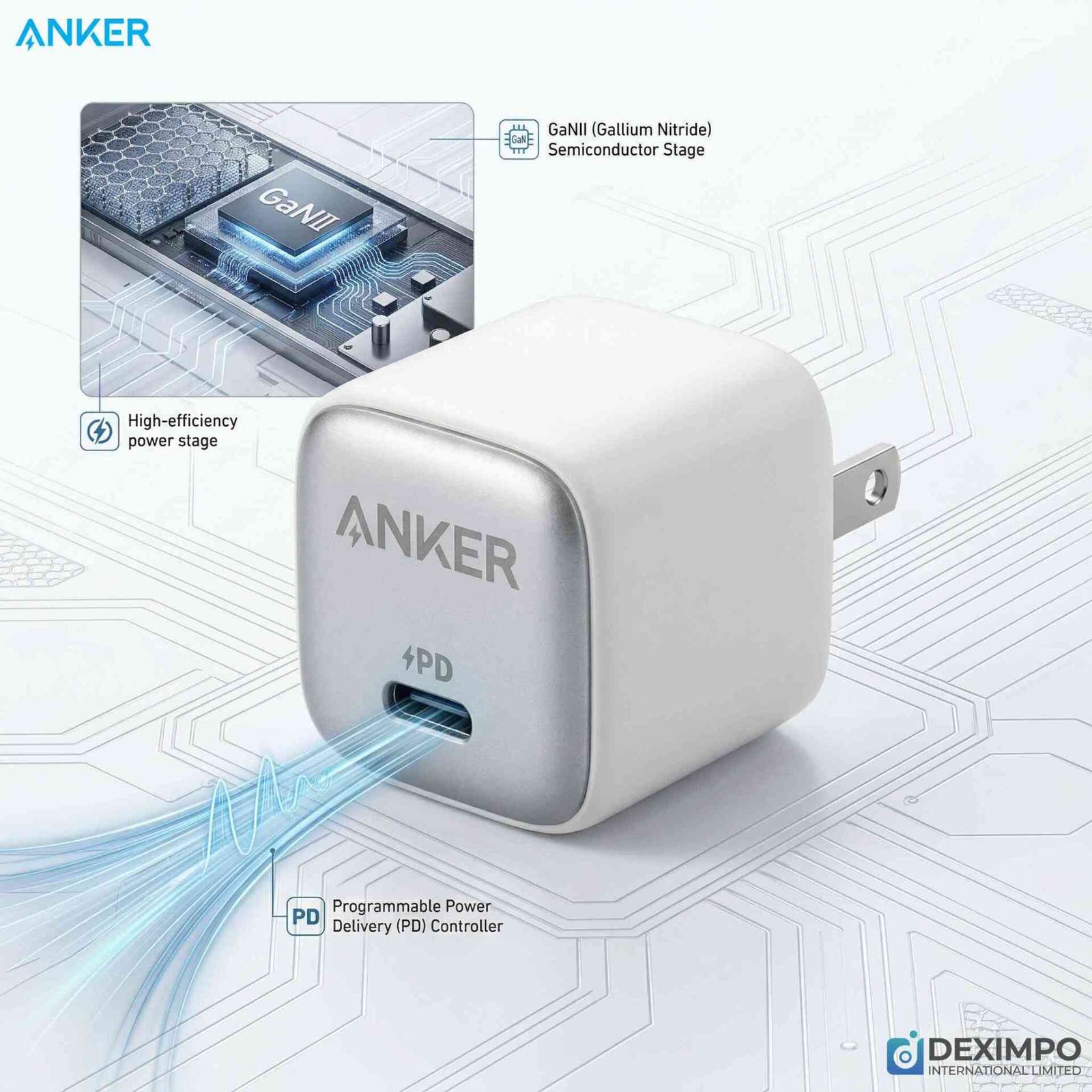 Anker Zolo 35W GaN Anker Zolo 35W PD PPS GAN ( For iPhone/Samsung/Pixel ) - Image 1