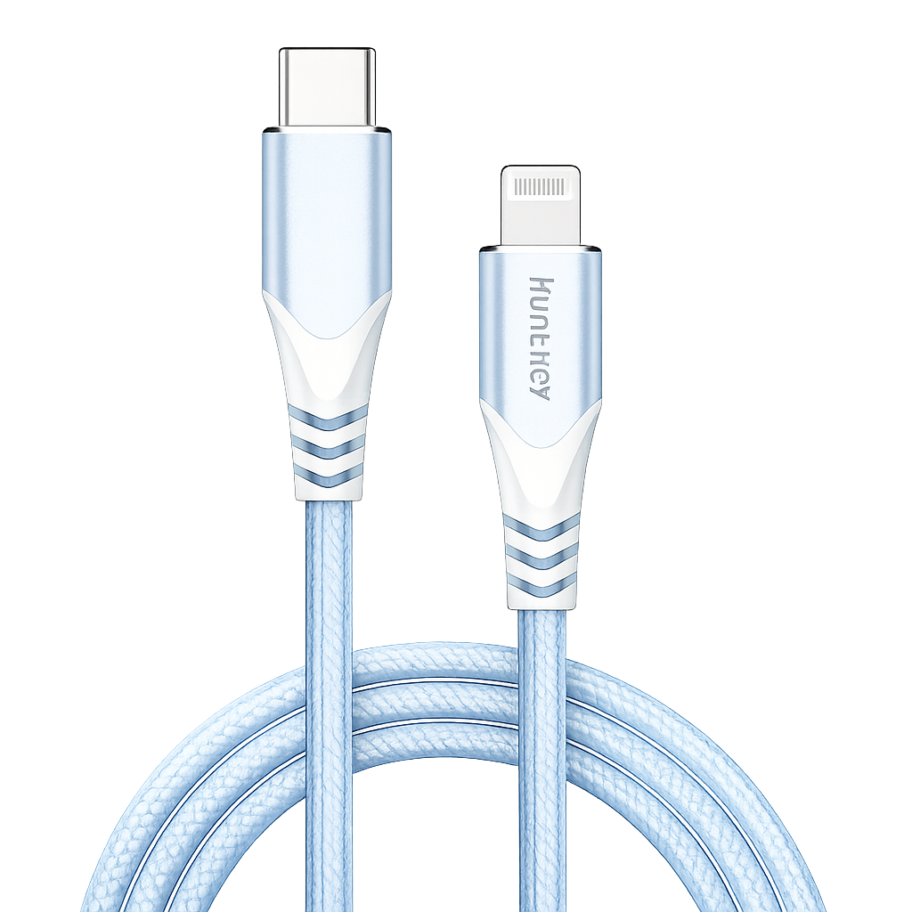 HuntKey PowerLink MFi USB C to Lightning White 2 _ Deximpo International Limited