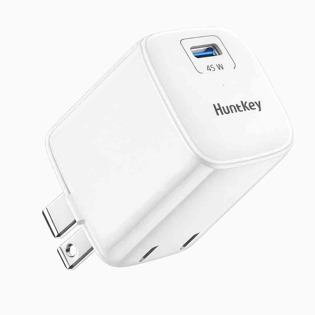 HuntKey Terra 45W GaN PD PPS Fast Charger White _ Deximpo International Limited