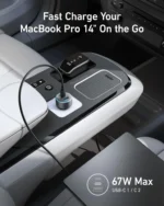 Anker 335 67W 3-Port Fast Charging Car Charger - Image 4