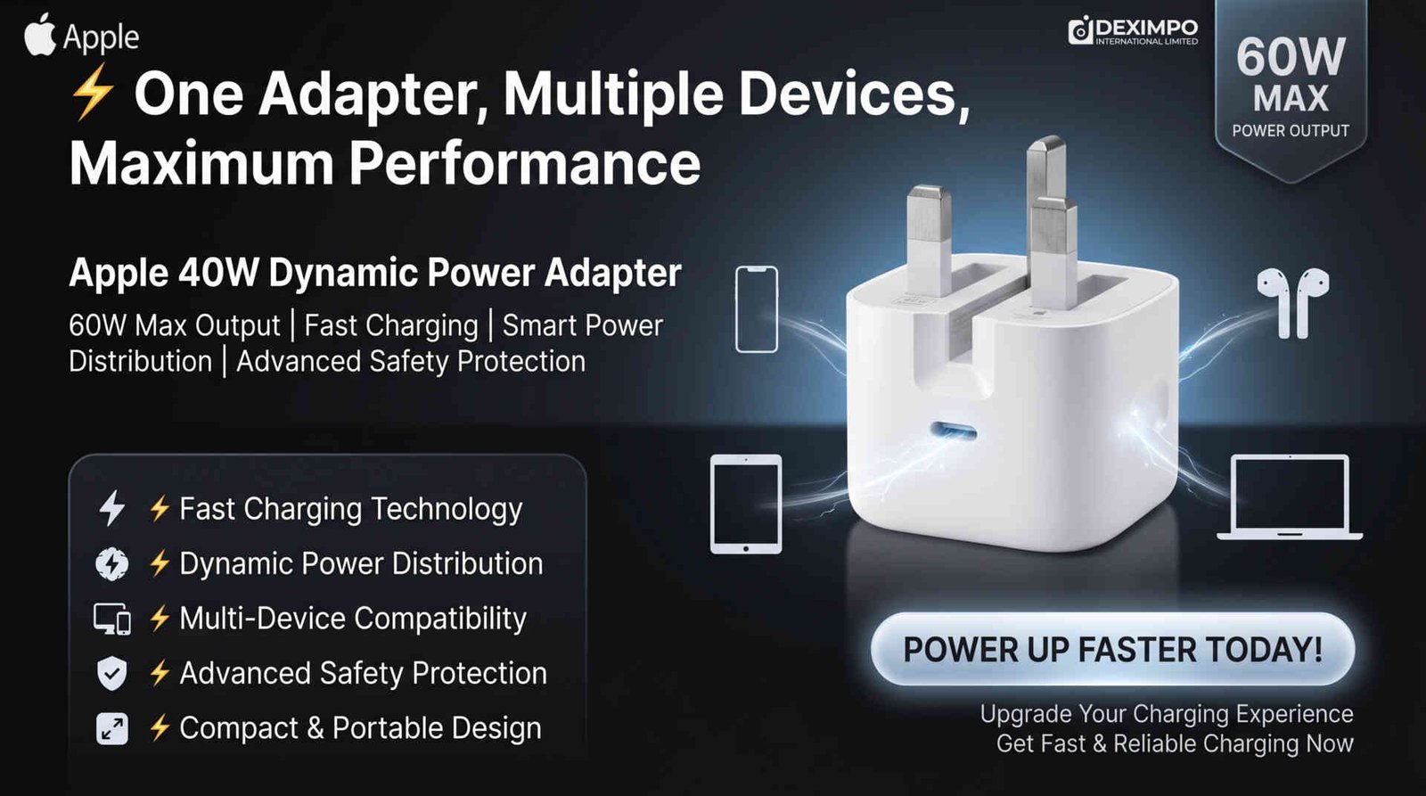 Apple 40W _ Deximpo International Limited Apple 40W _ Deximpo International Limited