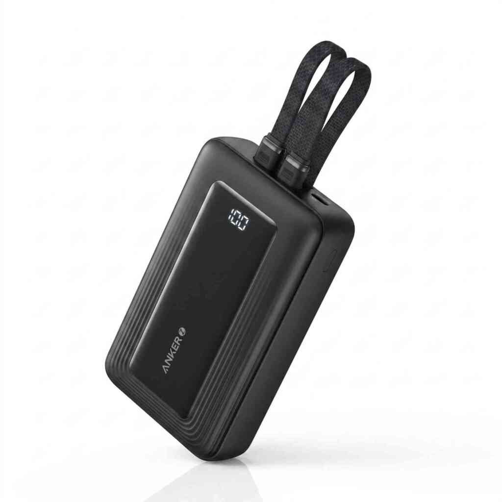 Anker Zolo Power Bank 20K Built In USB C and Lightning Cable Black _ Deximpo International Limited