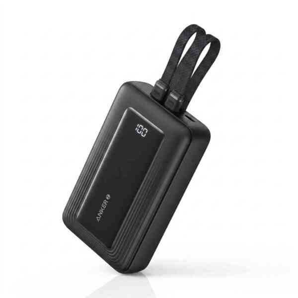 Anker Zolo Power Bank (20K, Built-In USB-C & Lightning Cable) 30W Fast Charging 20000mAh MFi Certified Power Bank