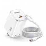 DexGen Elite 20W GaN PD Fast Charger Combo with USB-C to Lightning Cable | Super Fast Charging