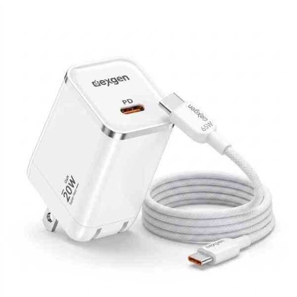 DexGen Elite 20W GaN PD Fast Charger – USB-C Super Fast Charging Combo