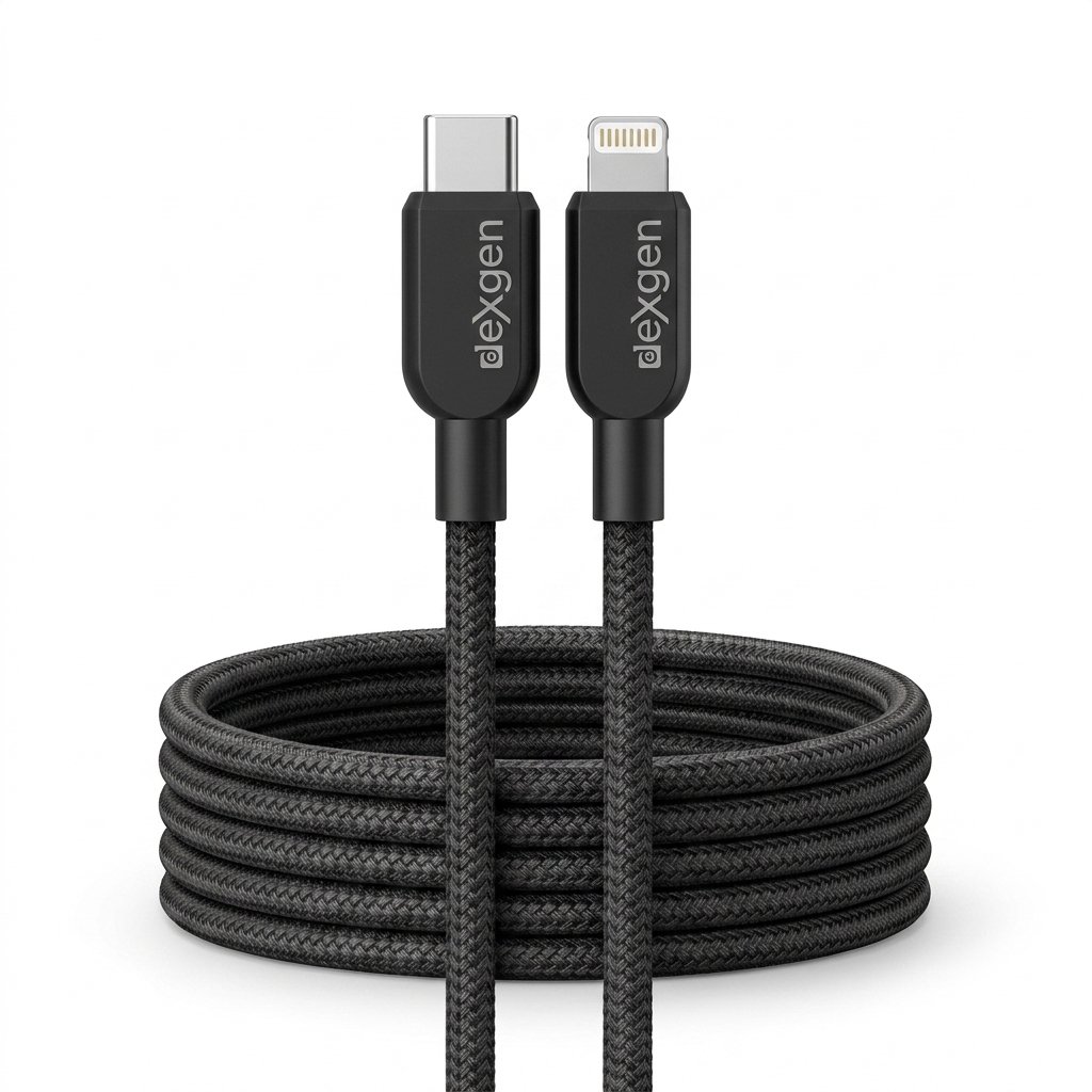 DexGen NEO USB-C to Lightning Data Cable – Fast Charging & Data Sync for iPhone & iPad